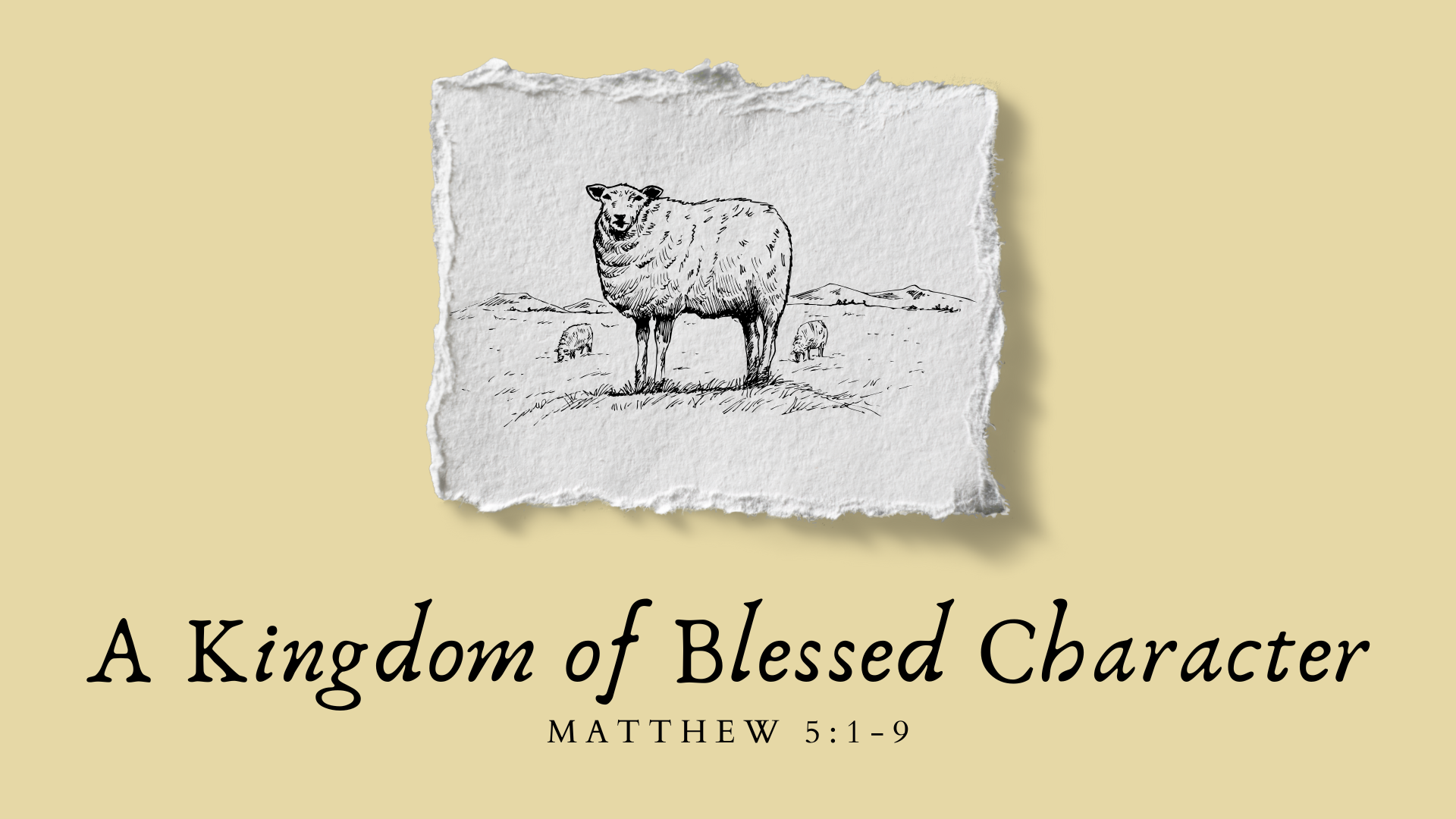 Blessed Are Those Who Mourn